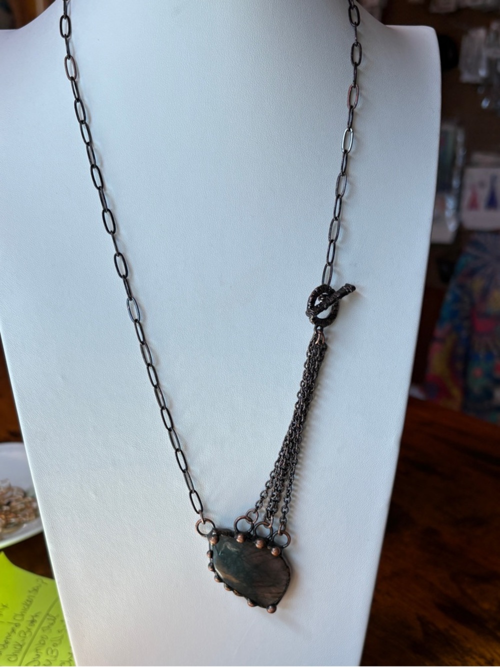 Labradorite  Pendant Necklace NWT